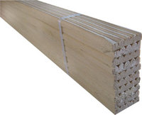Рейка деревянная фигурная 10x45